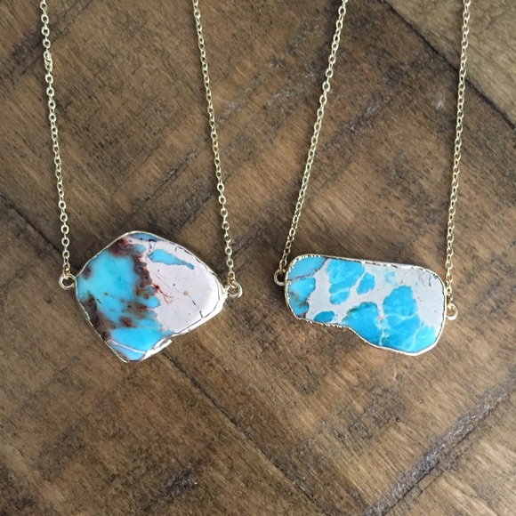 ❗️LAST❗️Raw Jasper 18K Gold Necklace - Picture 4 of 5